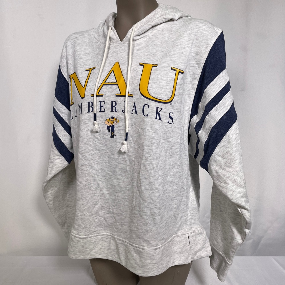 Northern Arizona Lumberjacks NCAA Gray Hoodie Sweatshirt Women's XL NWT - Picture 3 of 12